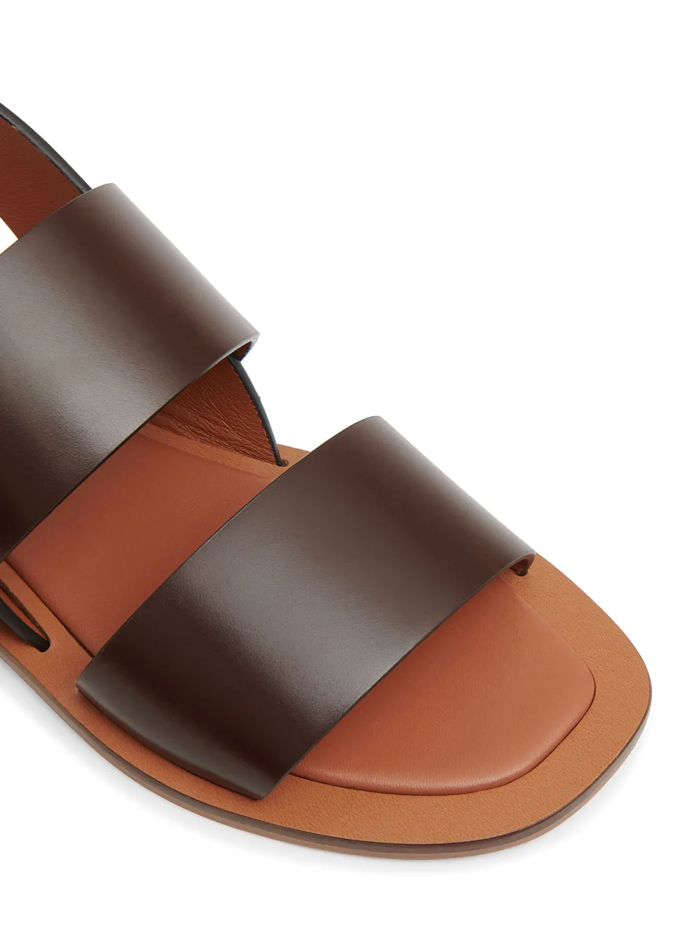 Mansur Gavriel Double Strap sandals Brown