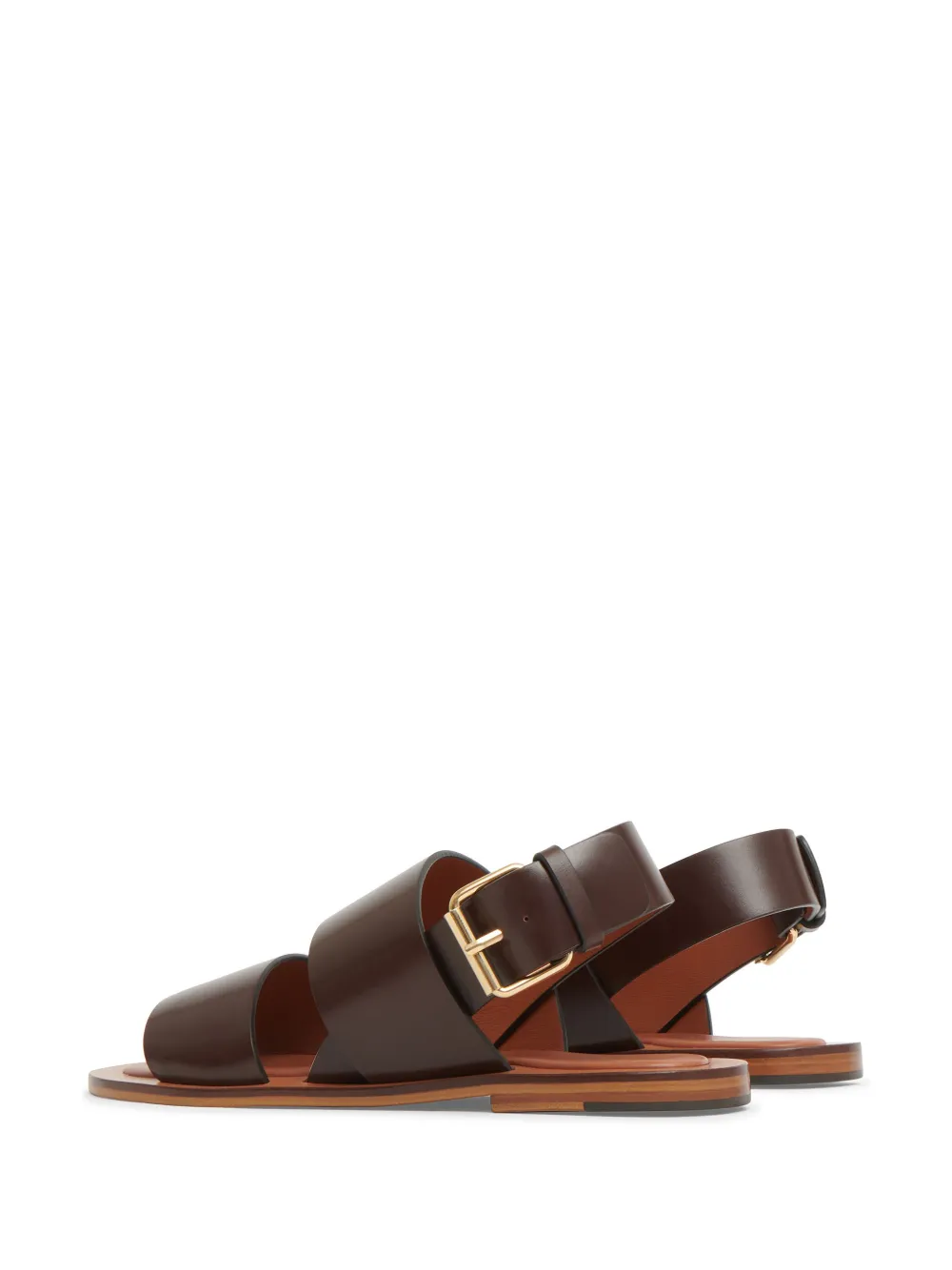 Mansur Gavriel Double Strap sandals Brown