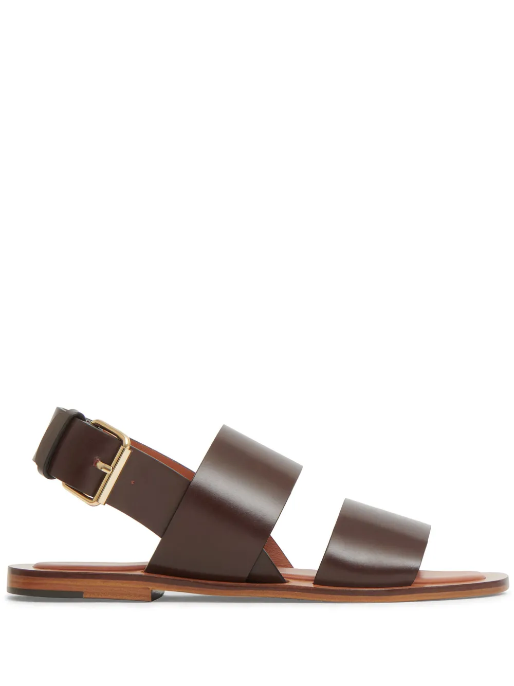 Mansur Gavriel Double Strap sandals Brown