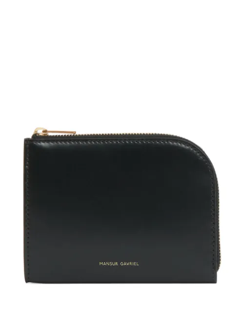 Portefeuille zippé à logo compact - Mansur Gavriel - Modalova