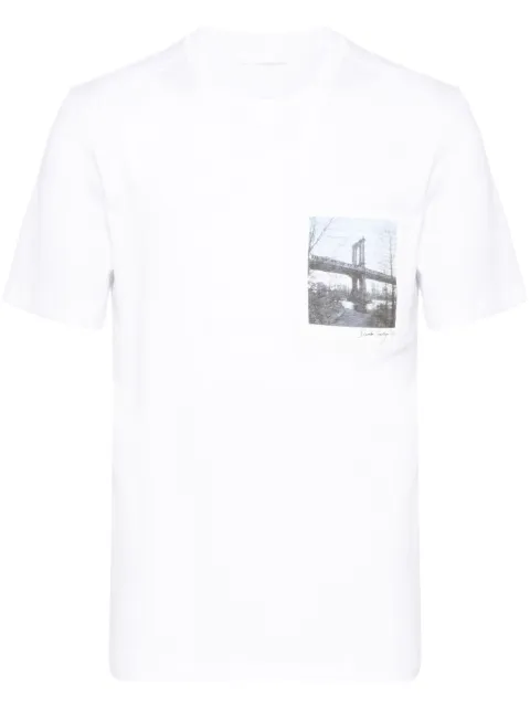 Helmut Lang playera con estampado gráfico