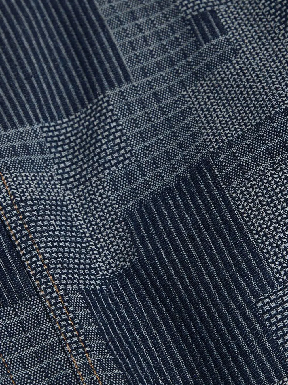 Advisory Board Crystals patchwork double-knee trousers - Blauw