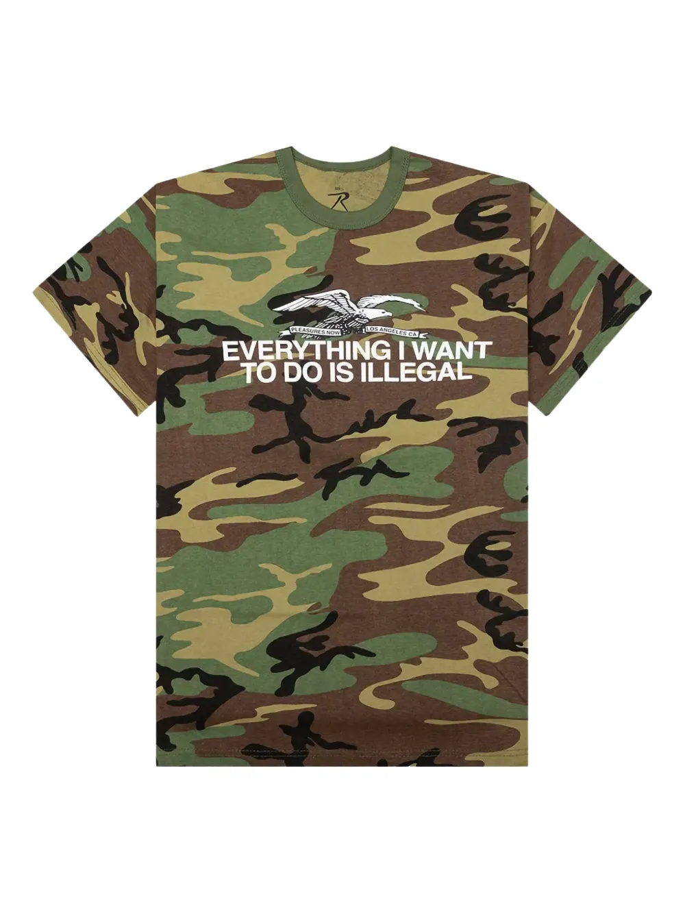 Pleasures Illegal T-shirt Groen