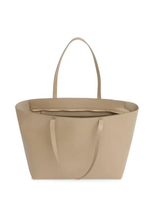 Mansur Gavriel Large Zip Tote Bag | Neutrals | FARFETCH