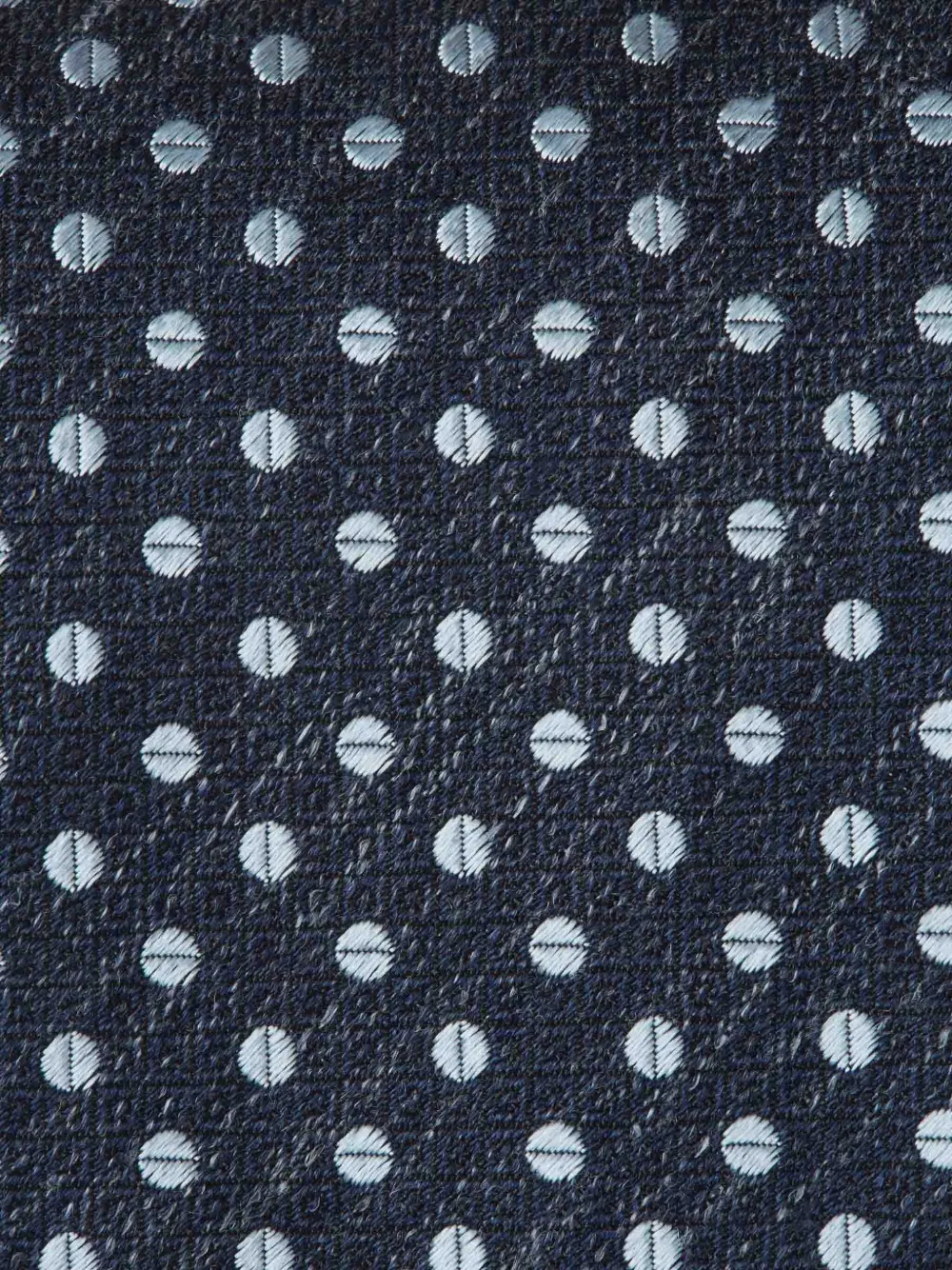 Zegna geometric-print tie - Blauw