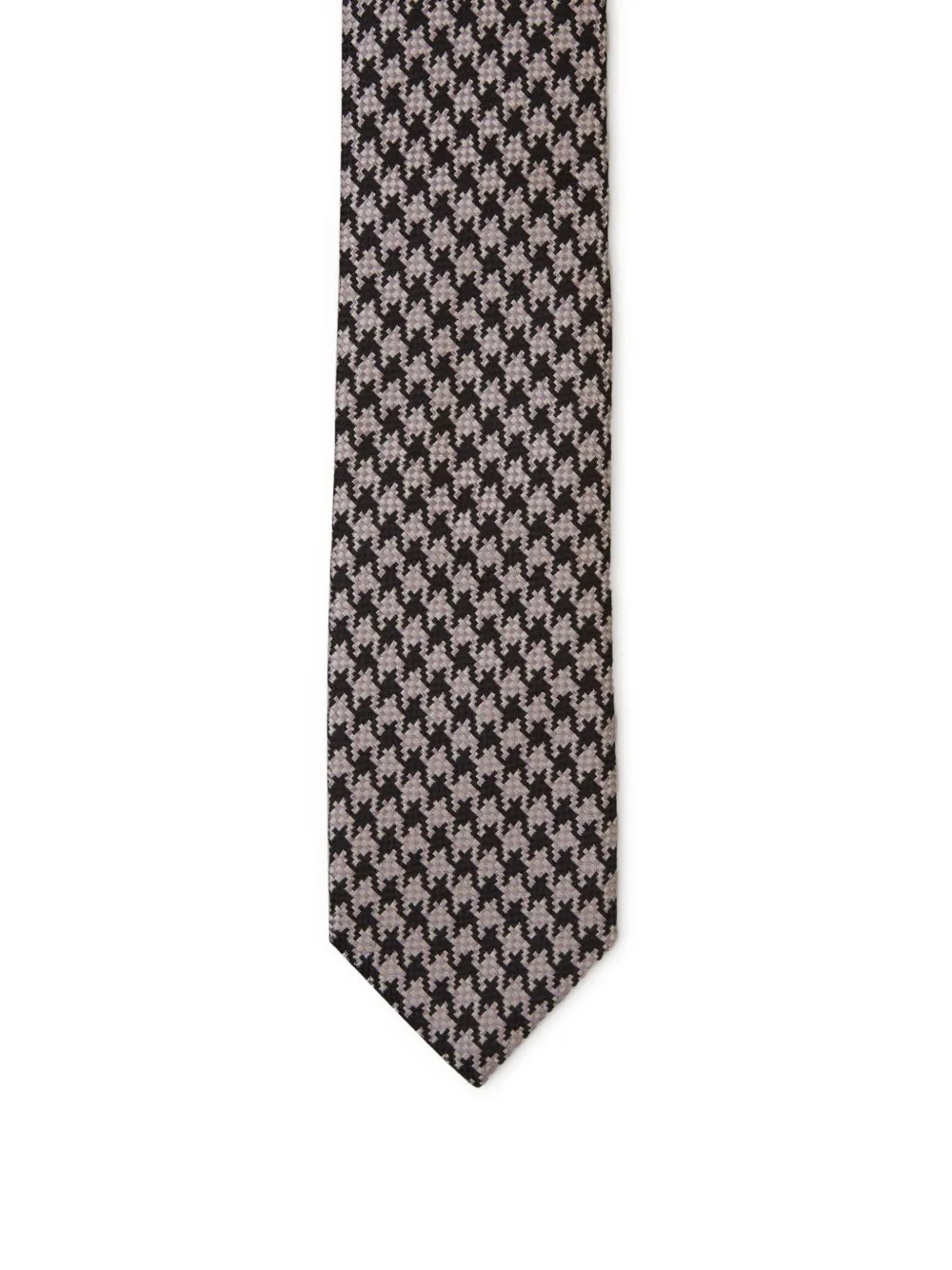 TOM FORD houndstooth tie - Rose