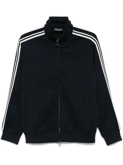 Emporio Armani stripe-detail track jacket