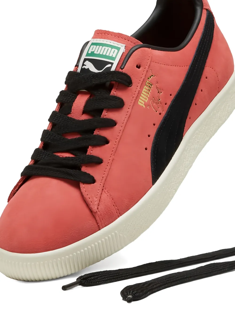 PUMA Clyde OG "Salmon Frosted Ivory Black" sneakers Orange