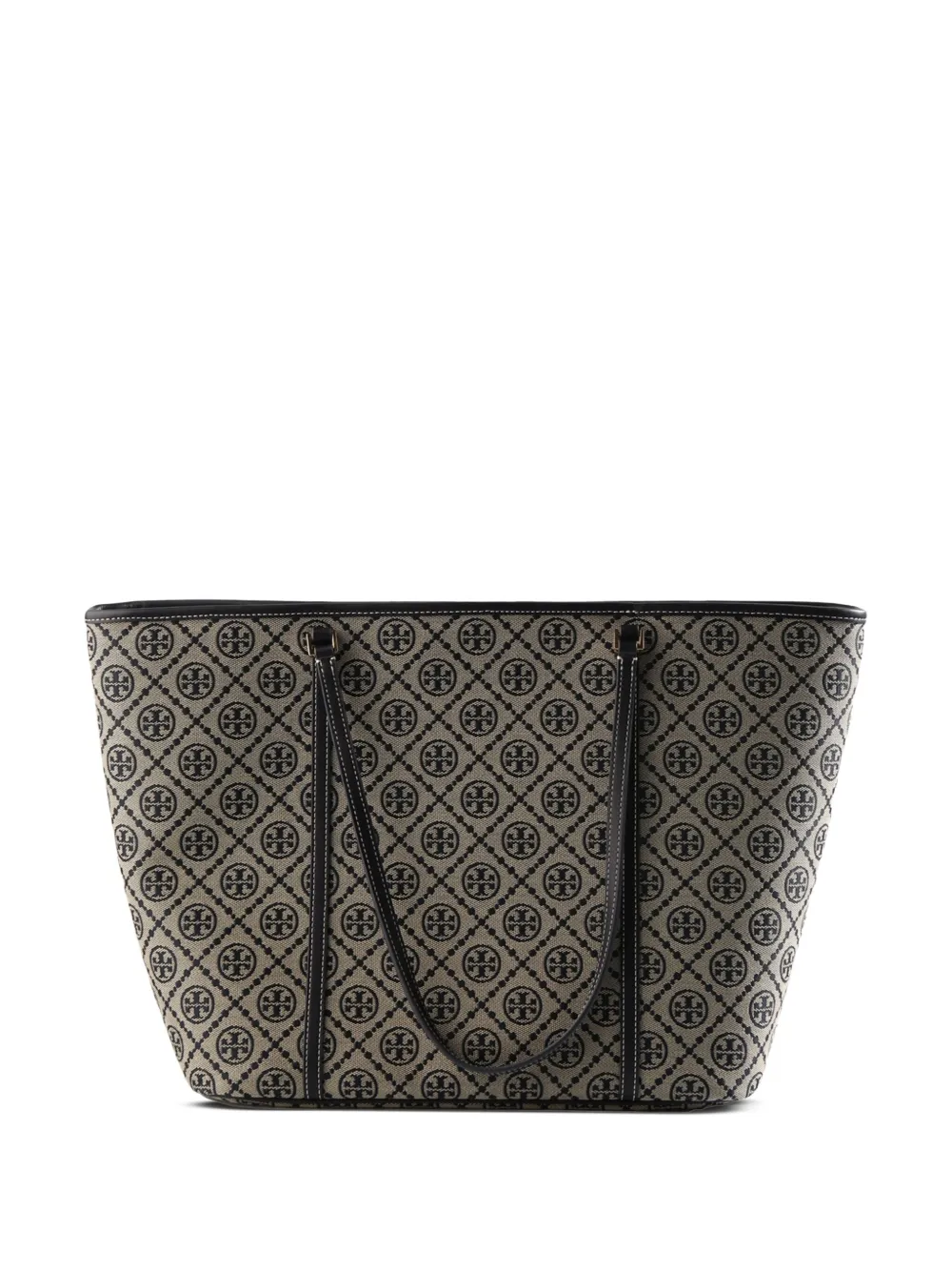 Tory Burch T Monogram tote bag - ブルー Tory Burch T Monogram tote bag - ブルー
