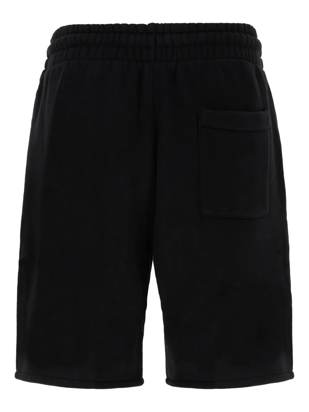 Off-White embroidered-logo shorts - Zwart