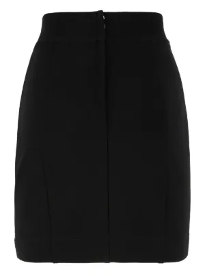 【DOLCE&GABBANA】ロゴ パッチ ディテール マキシ スカート Dolce & Gabbana(ドルチェ&ガッバーナ) スカート(レディース