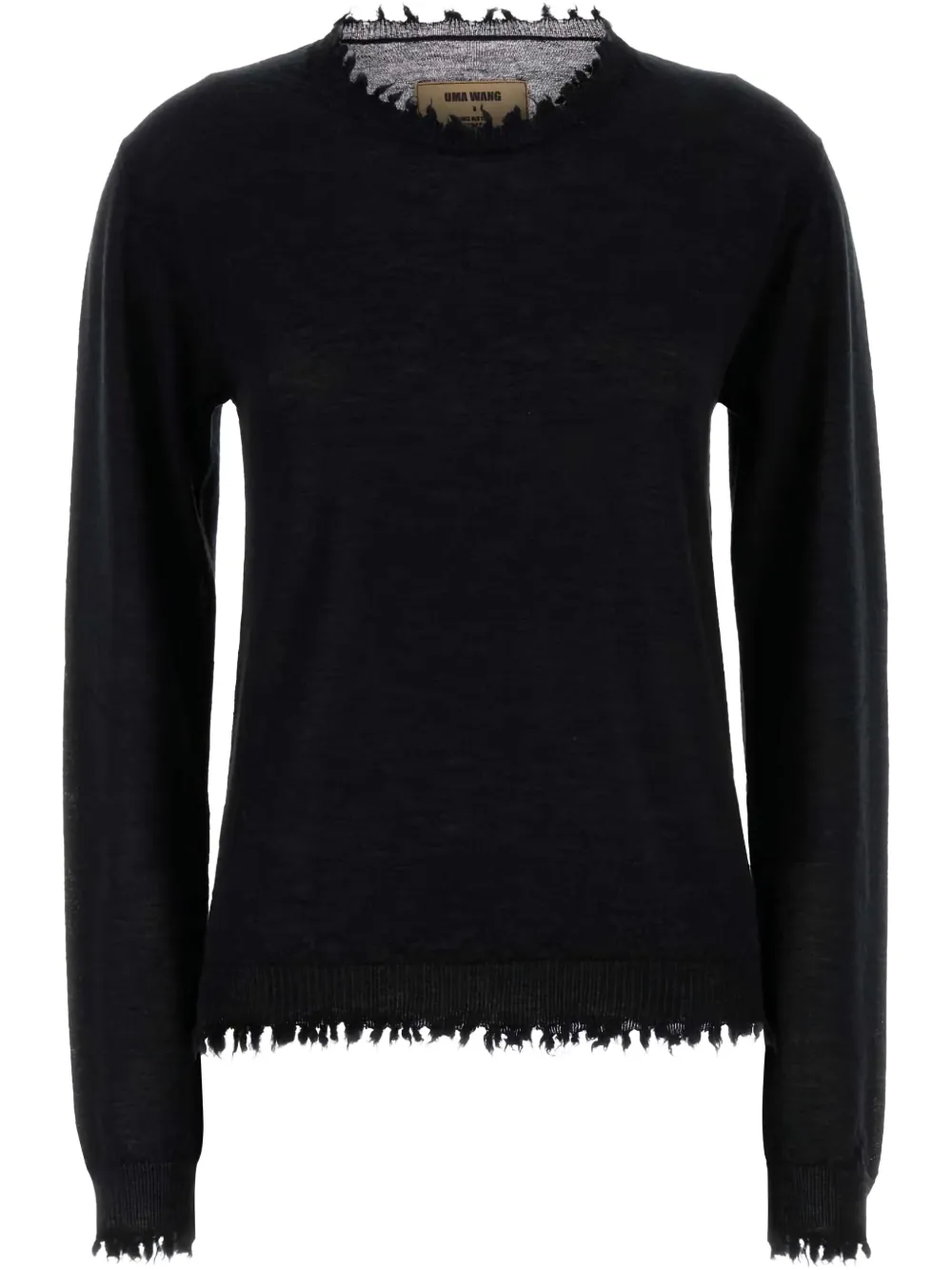 Uma Wang Cashmere Jumper In Black