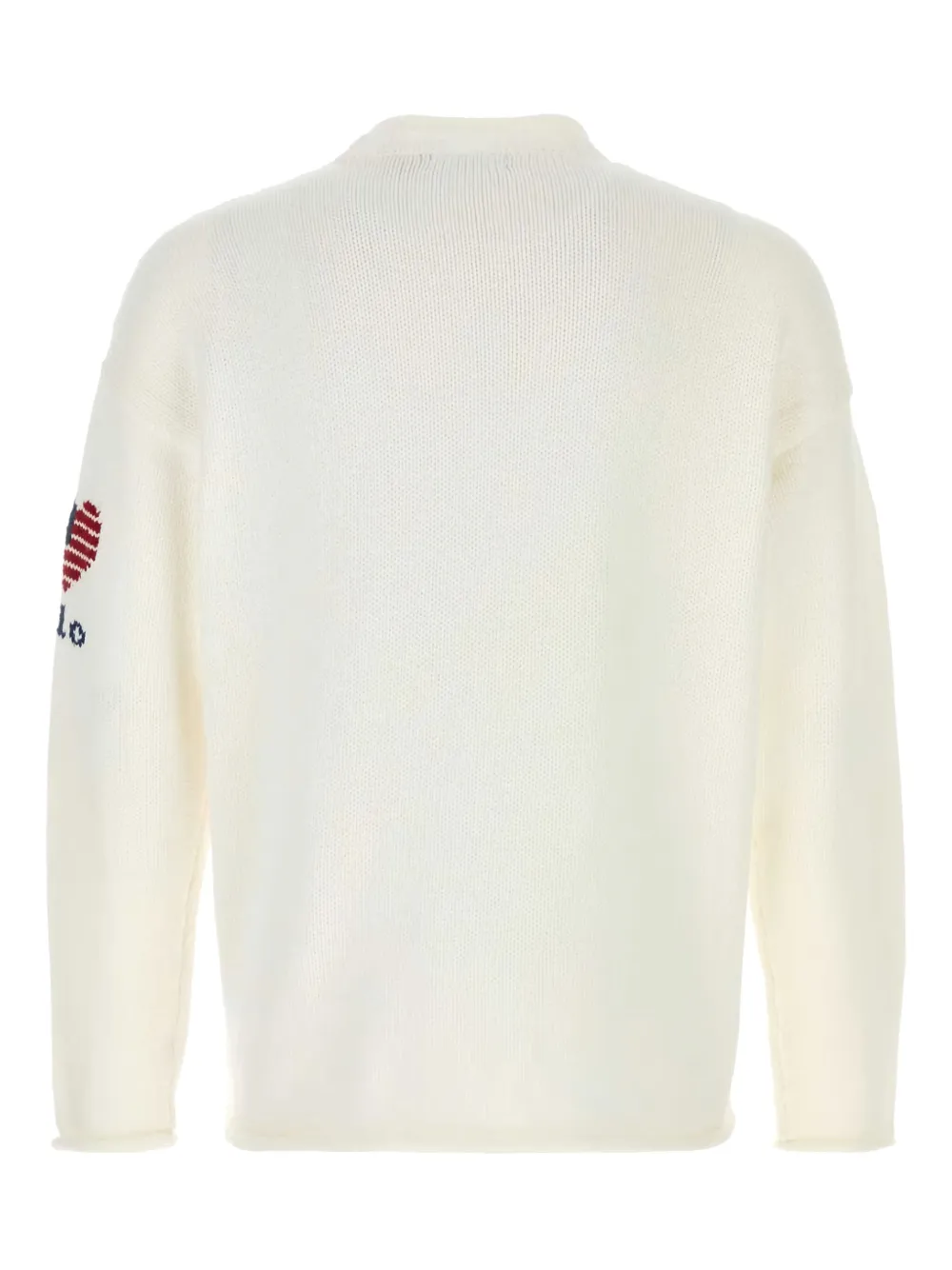 Polo Ralph Lauren Flag sweater - Wit