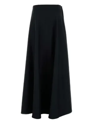 ワンピース BALENCIAGA Women Mid Skirts 1865618 809049 TNM60 1000 Black Balenciaga - Pleated skirt black - The Corner