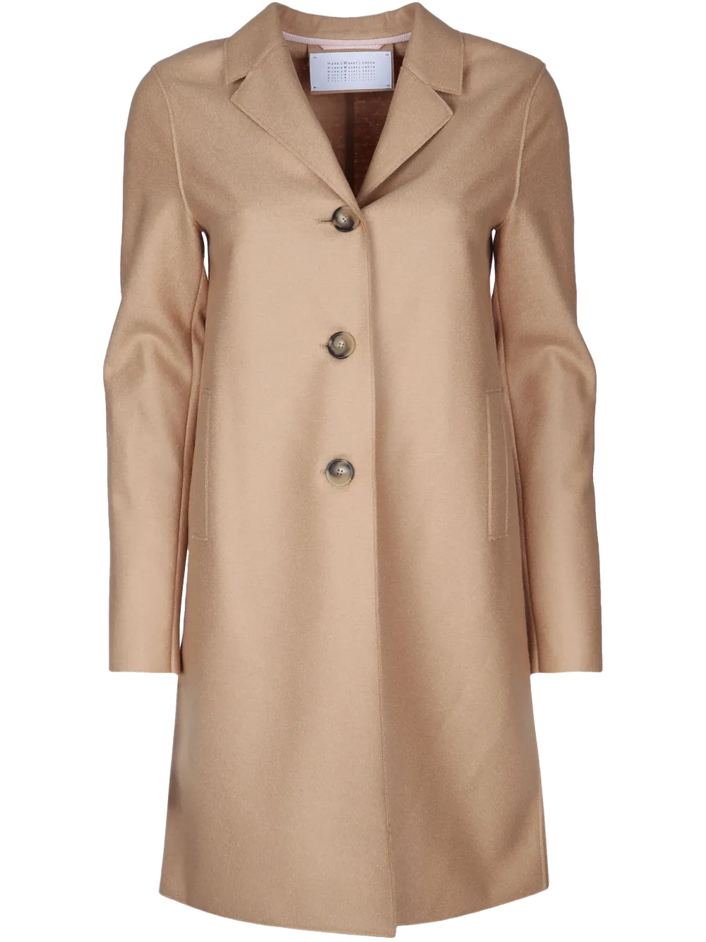 Harris Wharf London pressed-wool coat - Tons neutres