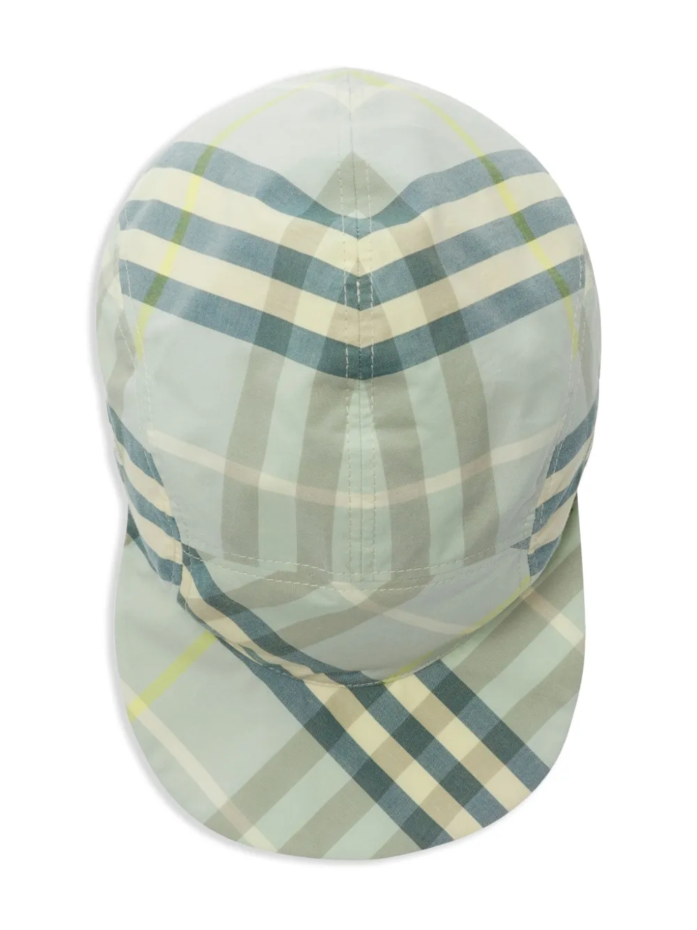 Burberry Kids Geruit romper Groen