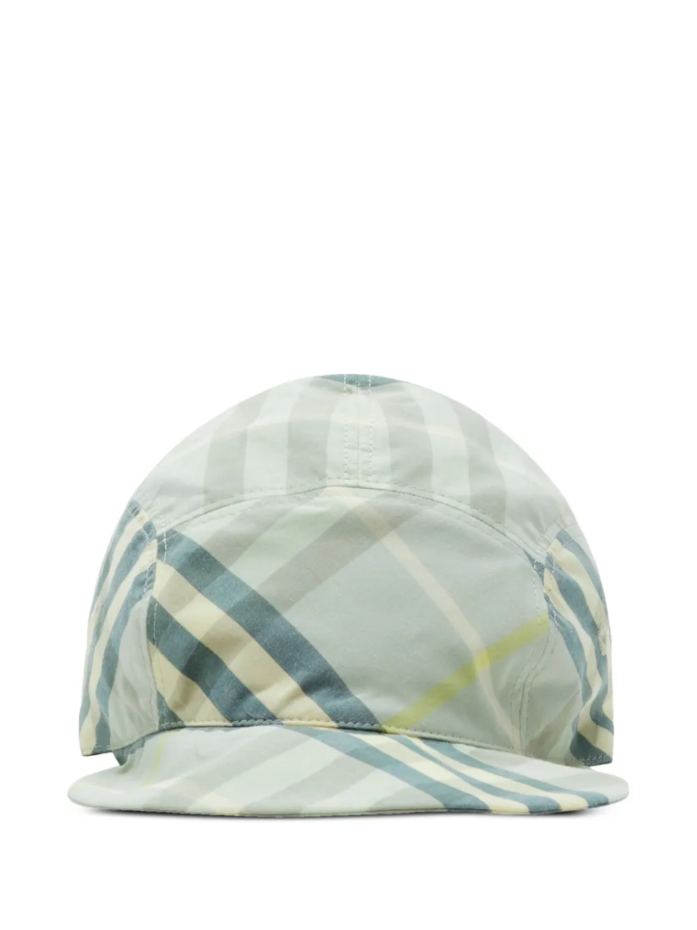 Burberry Kids Geruit romper Groen