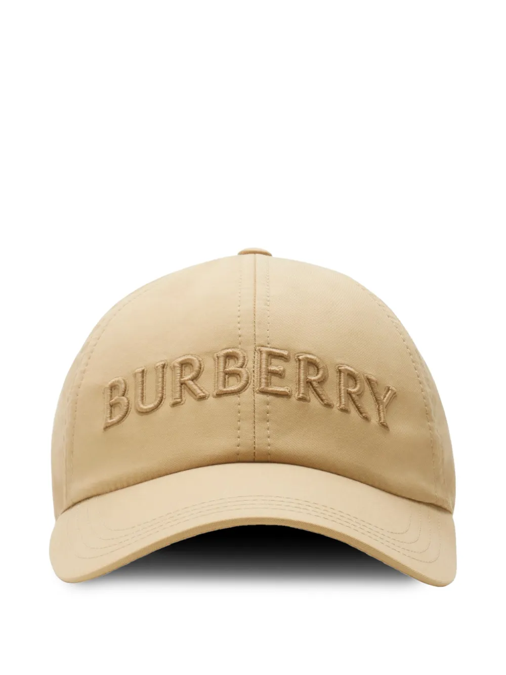 Burberry Honkbalpet met logo Beige