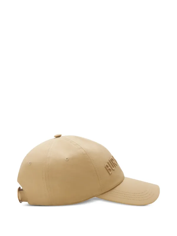 Burberry Logo Gabardine Baseball Cap | Neutrals | FARFETCH ZA