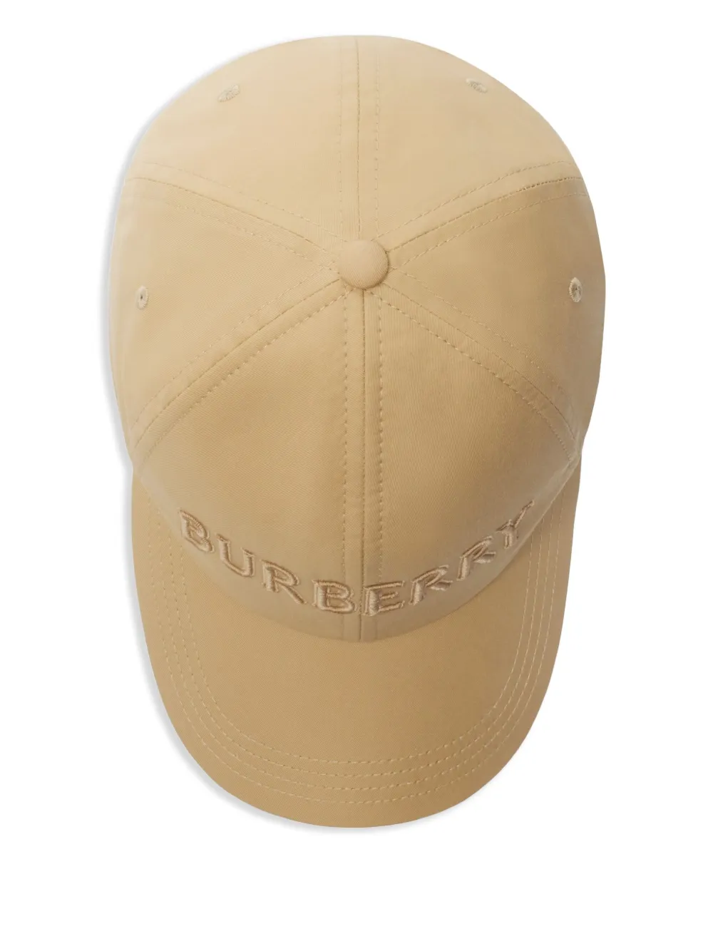 Burberry Honkbalpet met logo Beige