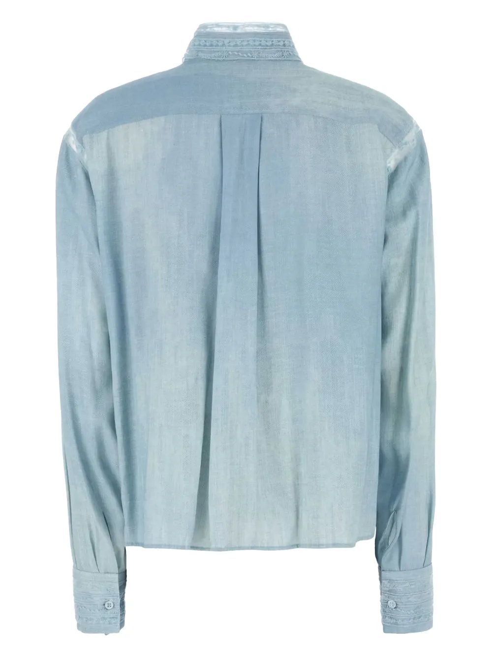 Ermanno Scervino embroidered shirt - Blauw