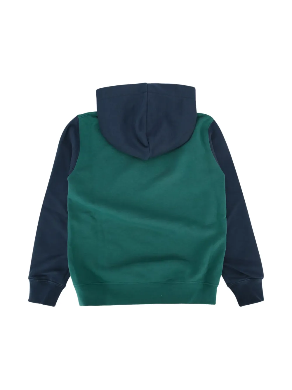 Golden Goose Kids Hoodie met colourblocking en logo Groen