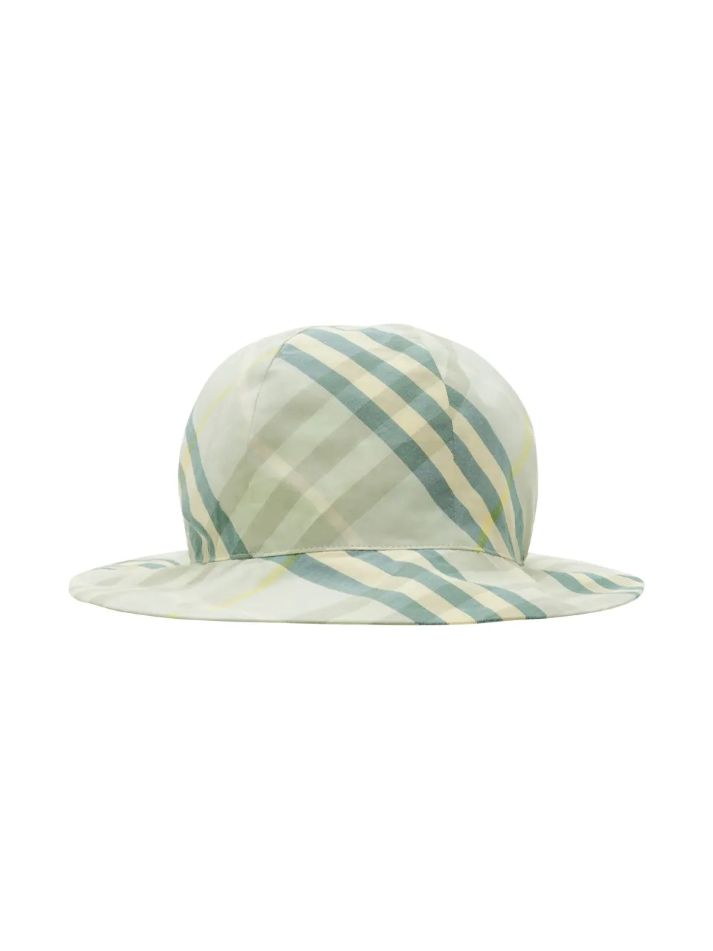 Burberry Kids Geruit katoenen set Groen