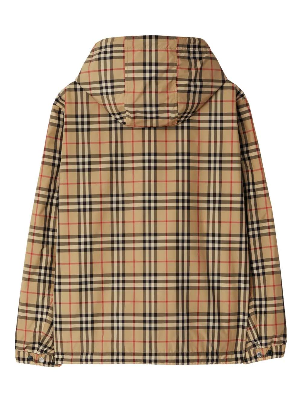 ジャケット BURBERRY Embroidered Polyester Reversible Jacket Reversible Check Jacket in Lichen - Men | Burberry® Official