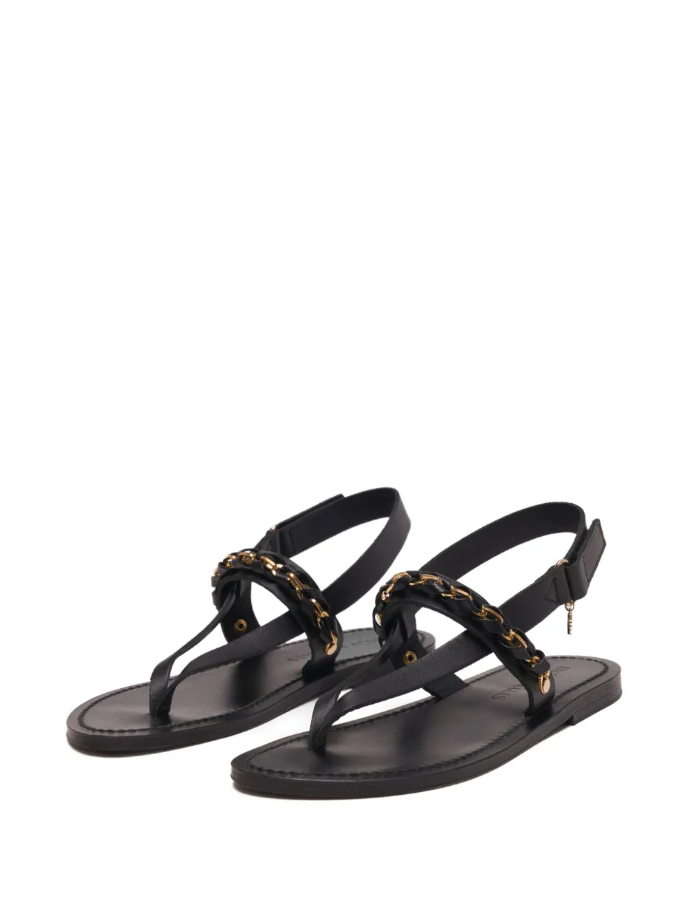 Maje chain-link detail sandals | Flat Sandals | Image 2