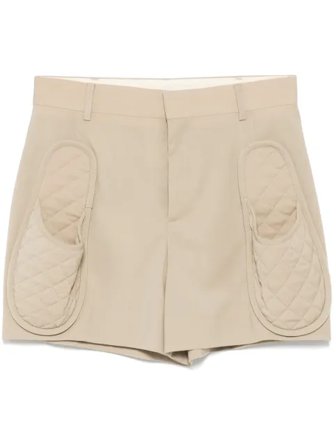 Moschino shorts con bolsillos capitonados