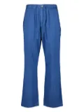 Frescobol Carioca Rocha herringbone twill trousers - Blue