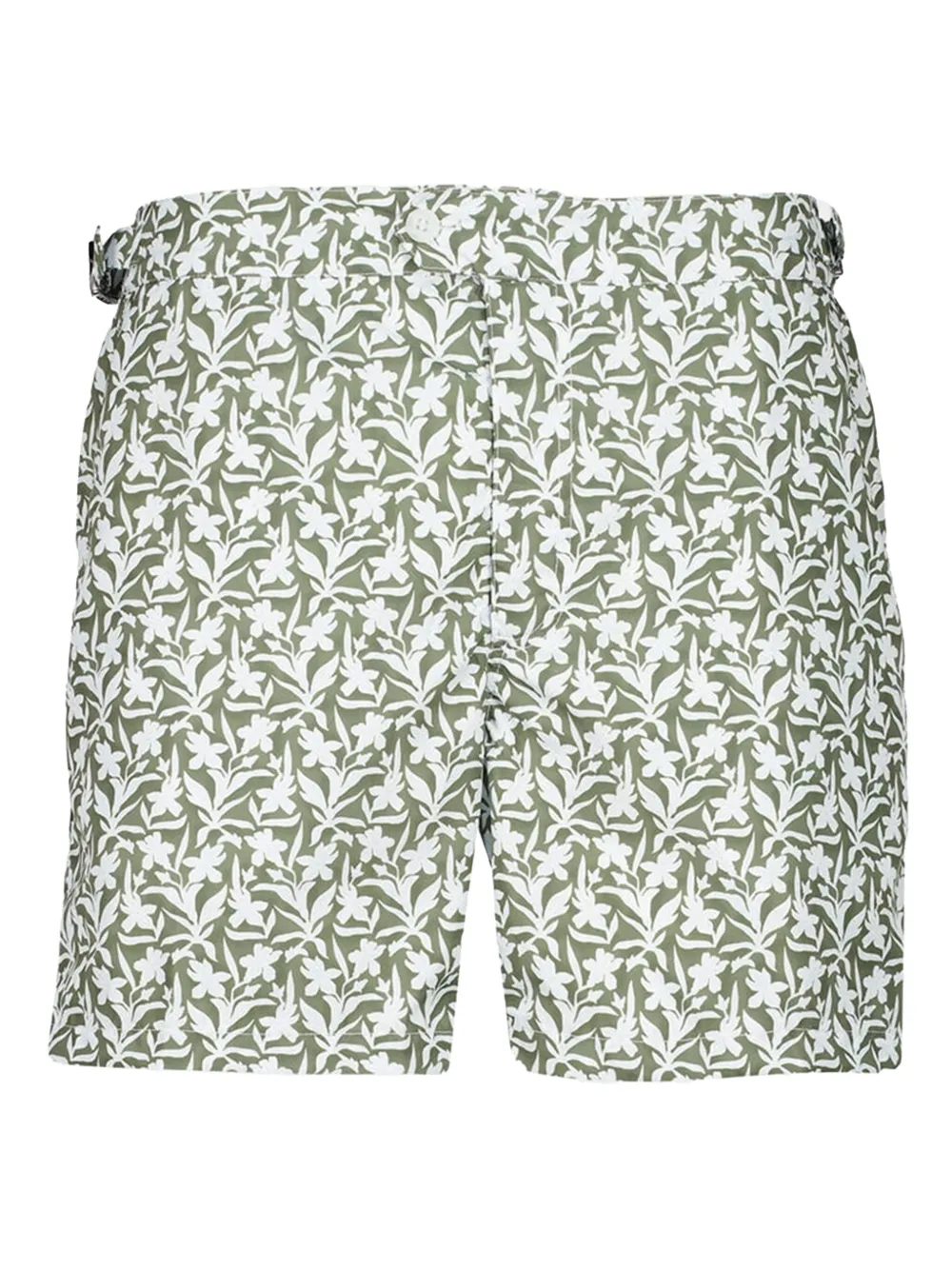 Fedeli Daniel floral-print swim shorts Groen