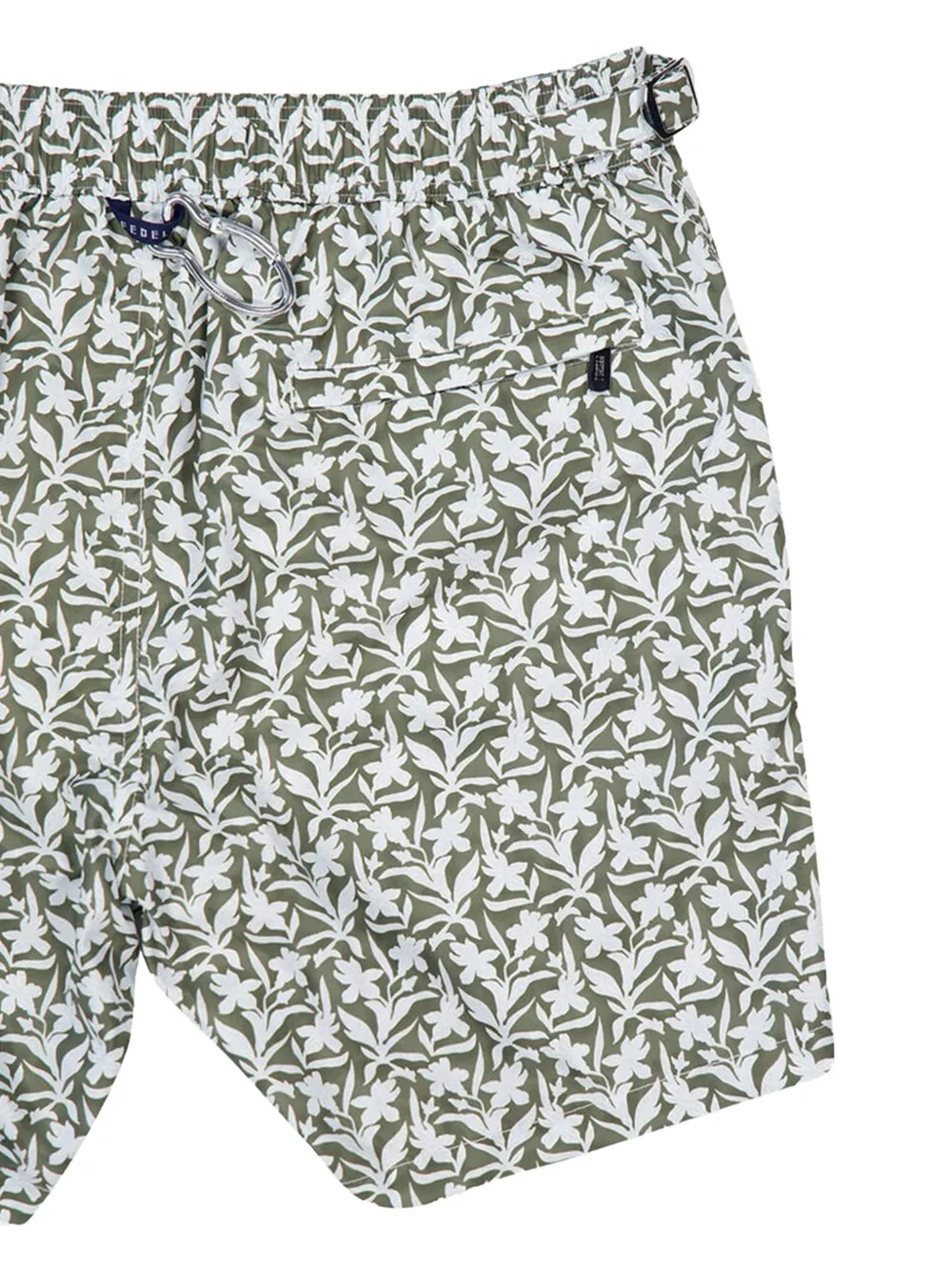 Fedeli Daniel floral-print swim shorts Groen