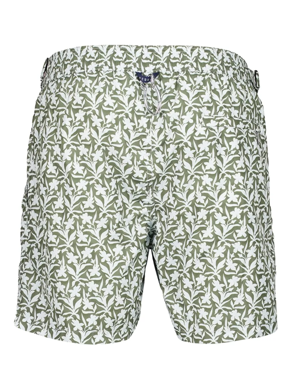 Fedeli Daniel floral-print swim shorts Groen