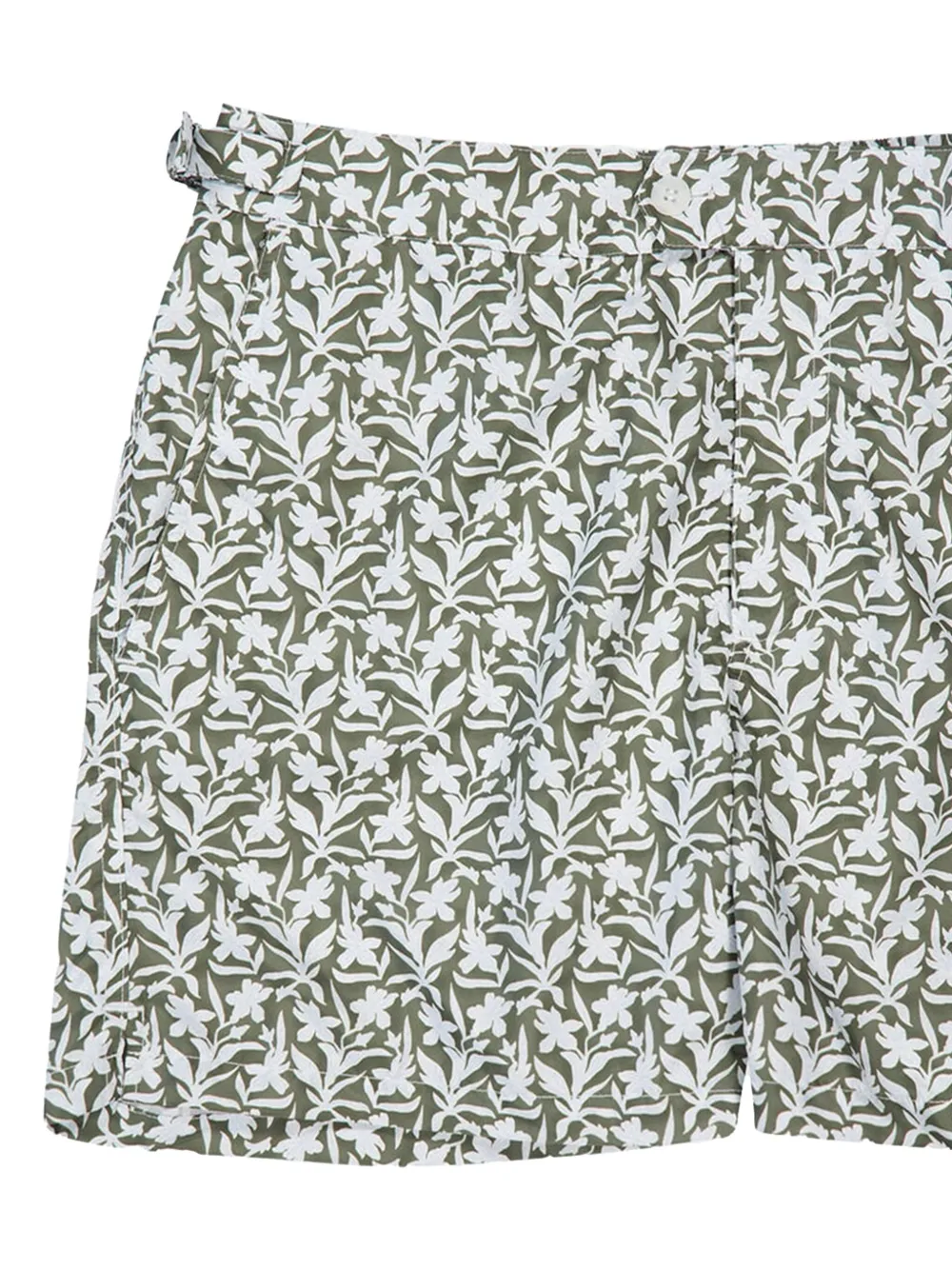Fedeli Daniel floral-print swim shorts Groen