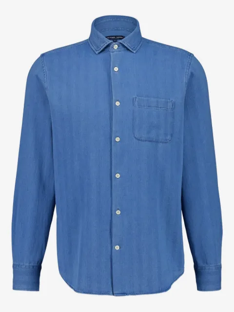 Frescobol Carioca chemise en jean Emilio à motif de chevrons
