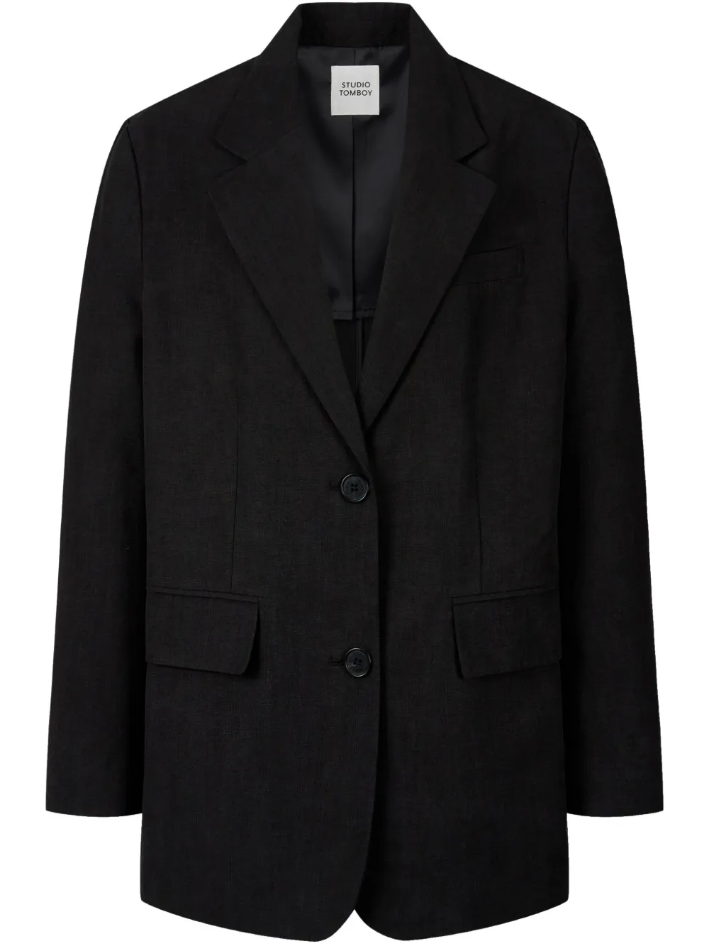 single-breasted tailored blazer