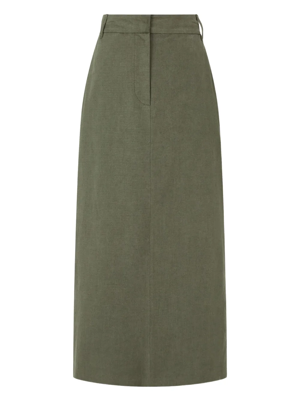 STUDIO TOMBOY falda midi con cintura alta | verde | Image 1