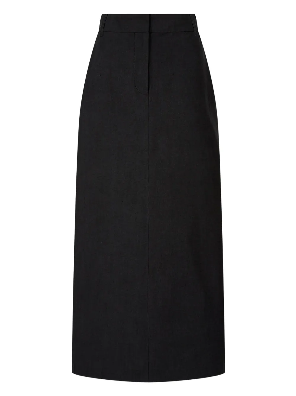 drawstring-waist maxi skirt