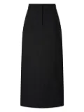 STUDIO TOMBOY drawstring-waist maxi skirt - Black