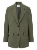 STUDIO TOMBOY single-breasted tailored blazer - Green