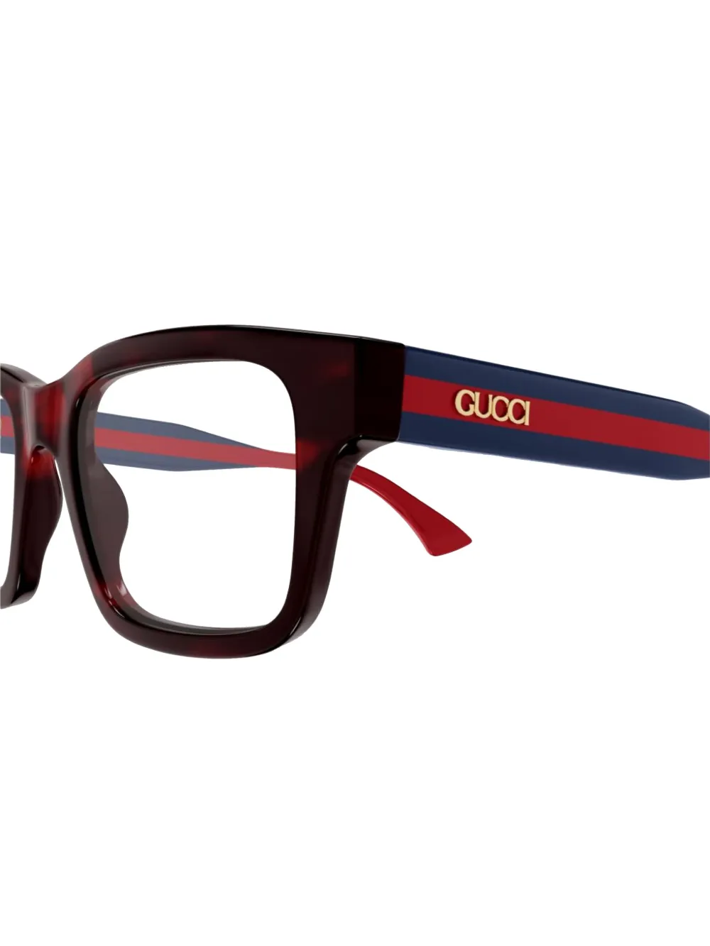 Gucci Eyewear Bril met vierkant montuur Bruin