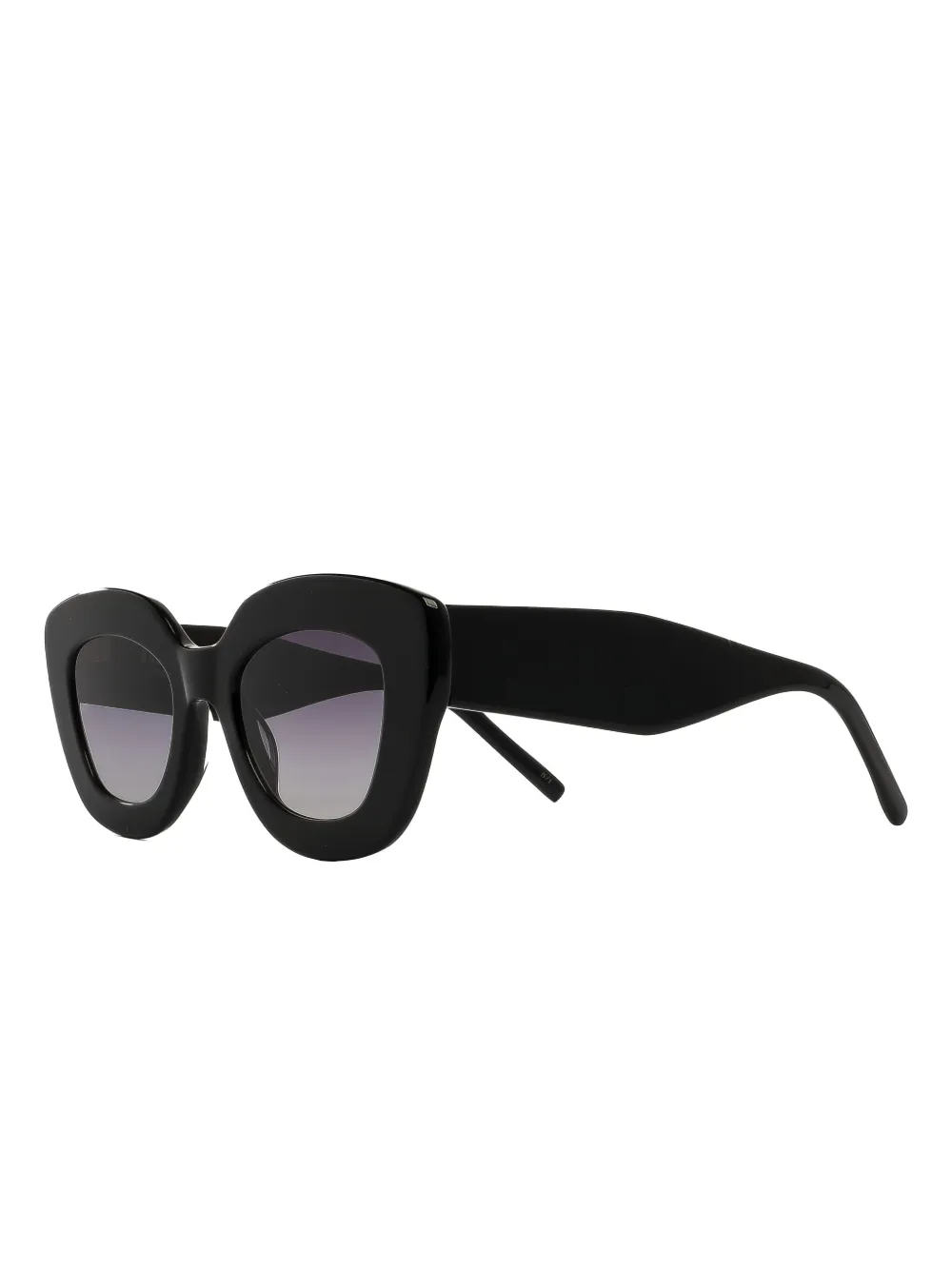 Kaleos Barbara zonnebril met cat-eye montuur - Zwart