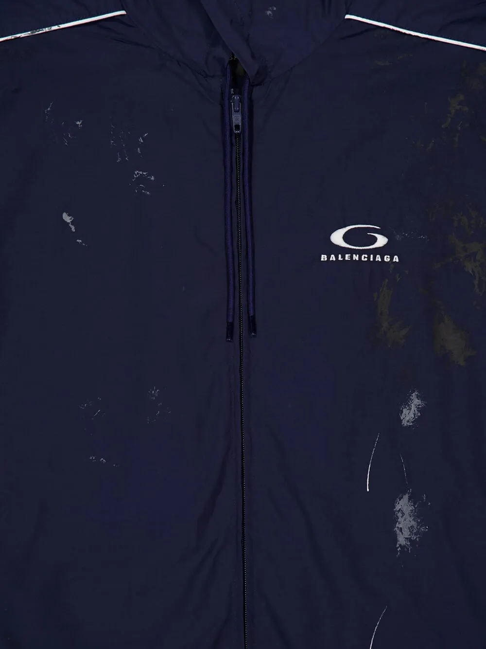 Balenciaga Popeline trainingsjack Blauw