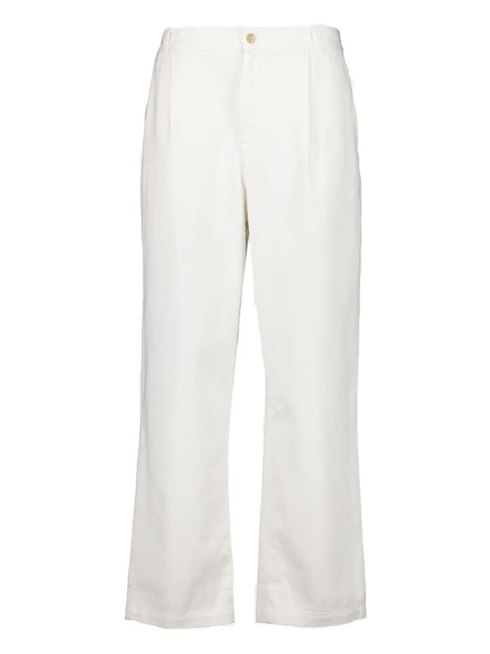 pleated cotton trousers