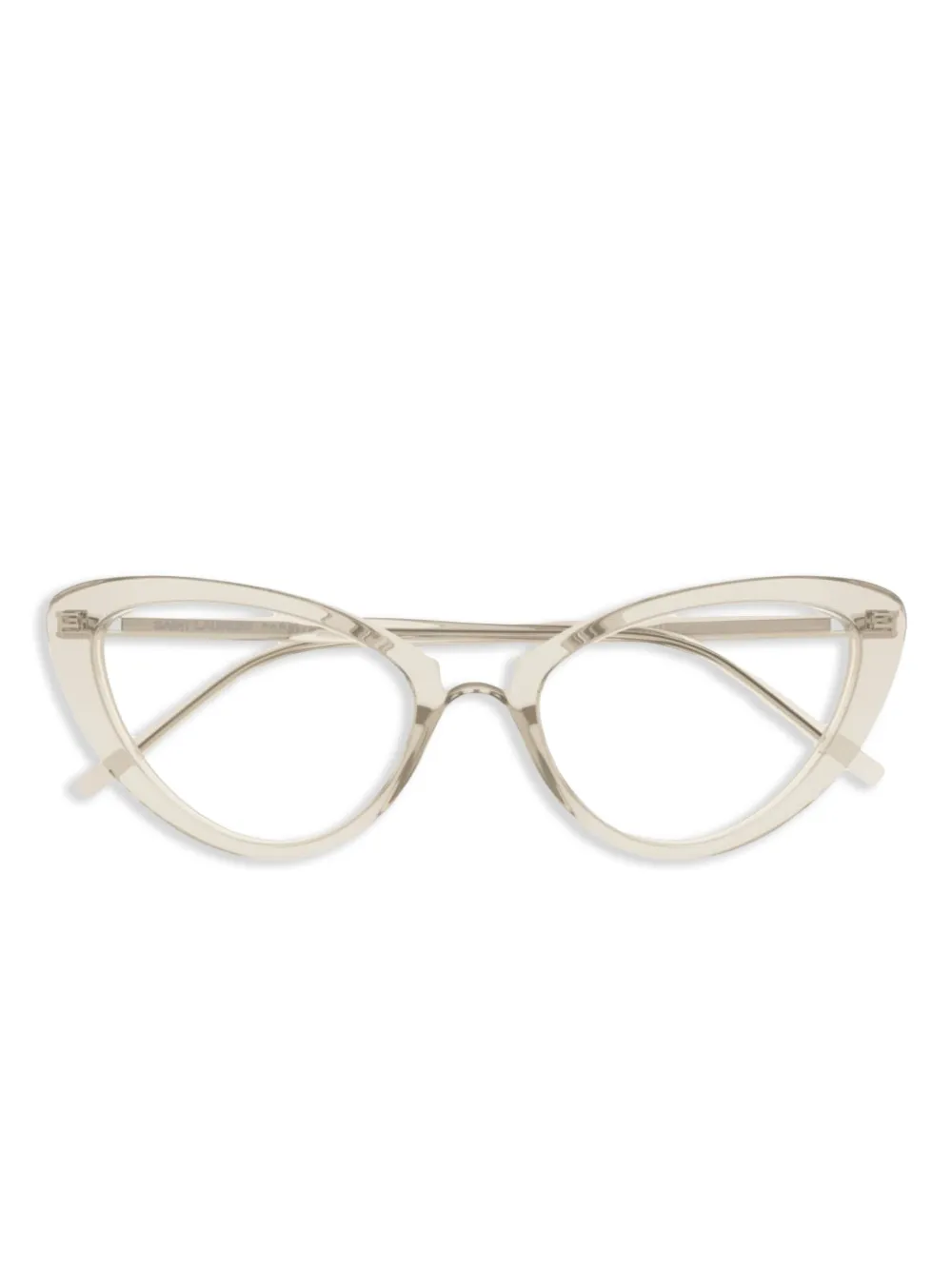Saint Laurent Eyewear lunettes de vue à monture papillon | tons neutres | Image 1