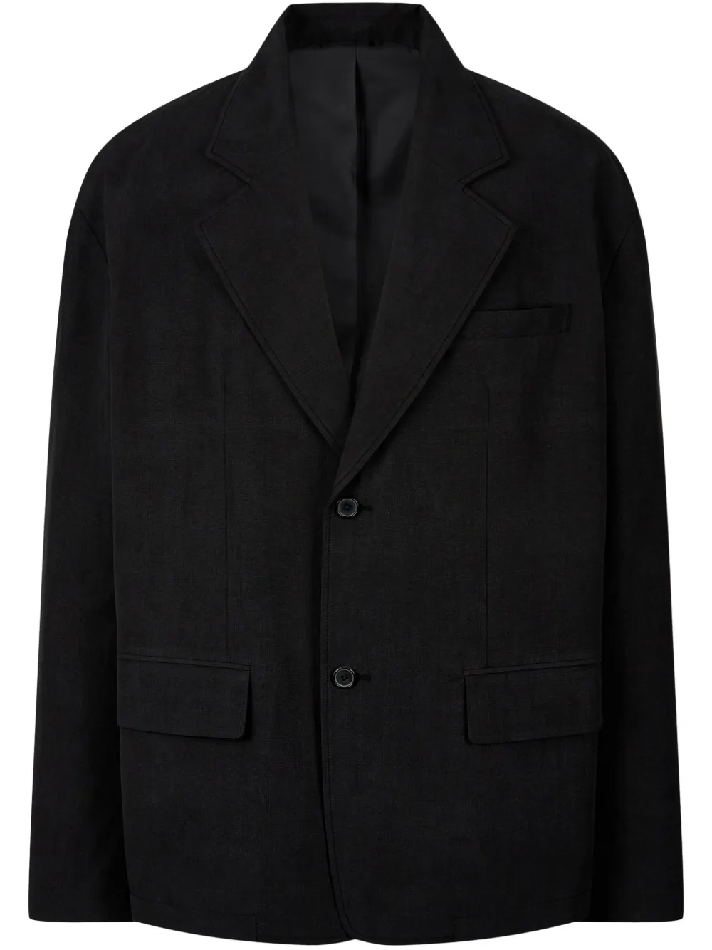 single-breasted blazer