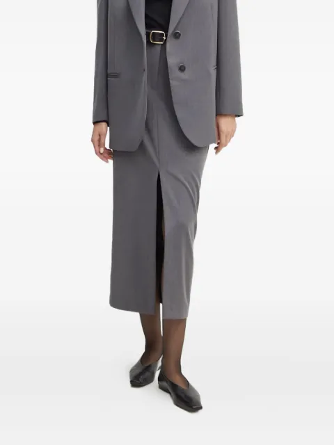 SIMONA CORSELLINI front-slit midi skirt