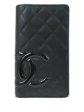 CHANEL Pre-Owned 2013 Cambon line wallet - Black