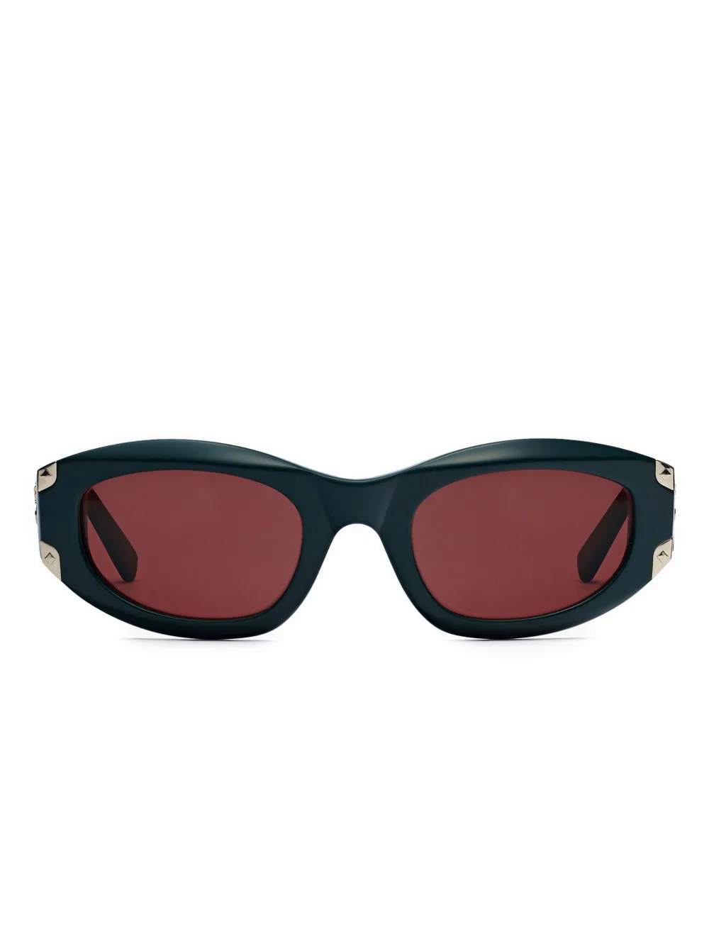 MCM oval-frame sunglasses | Green | Image 1